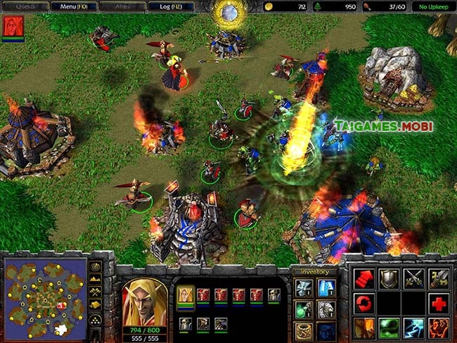 cuoc dau trong game warcraft 3 frozen throne 