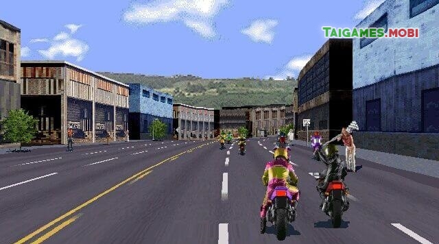 các màn đánh đấm trong trò chơi đua xe Road Rash