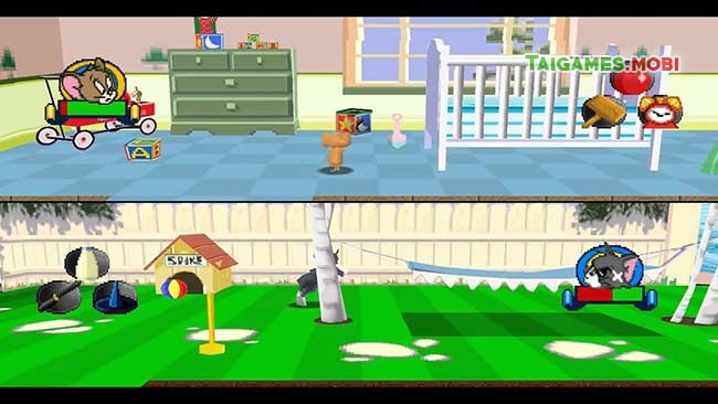 gameplay trong game tom and jerry ps1