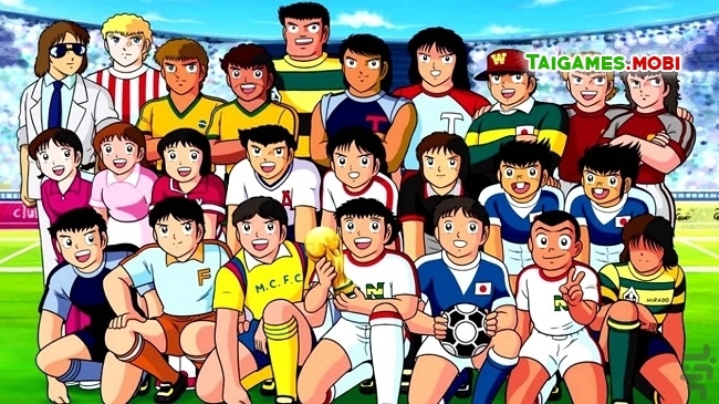 he thong nhan vat trong game captain tsubasa