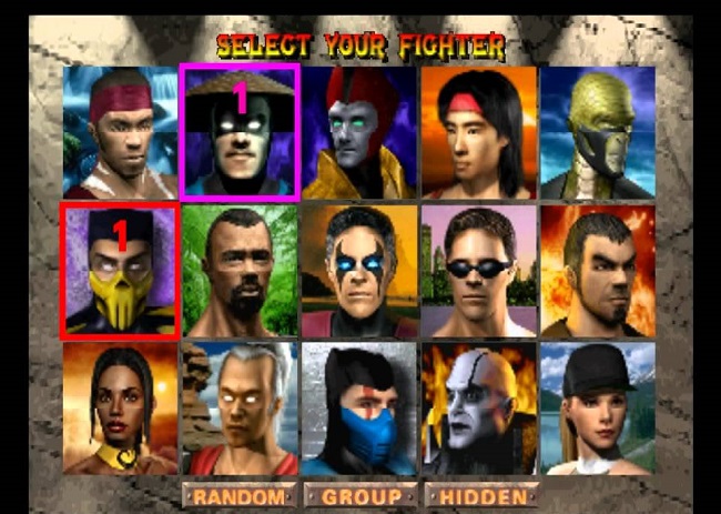 he thong cac nhan vat trong game mortal kombat 4