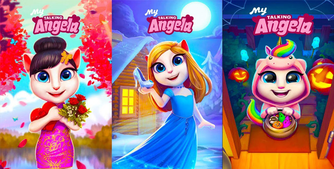 Tải Game Con Mèo Gái Về Điện Thoại - Talking Angela -