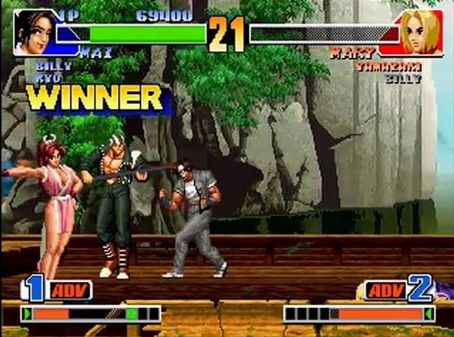 giai dau trong game king of fighter 98