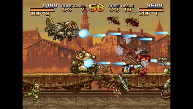 cac loai vu khi trong game metal slug x