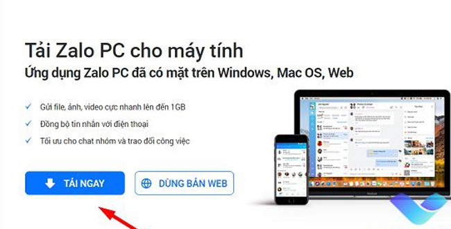 tải zalo miễn phí cho pc